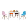 Hanah Home Mesa de Comedor Blanca Mms-504-Dd-2